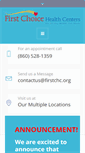 Mobile Screenshot of firstchc.org